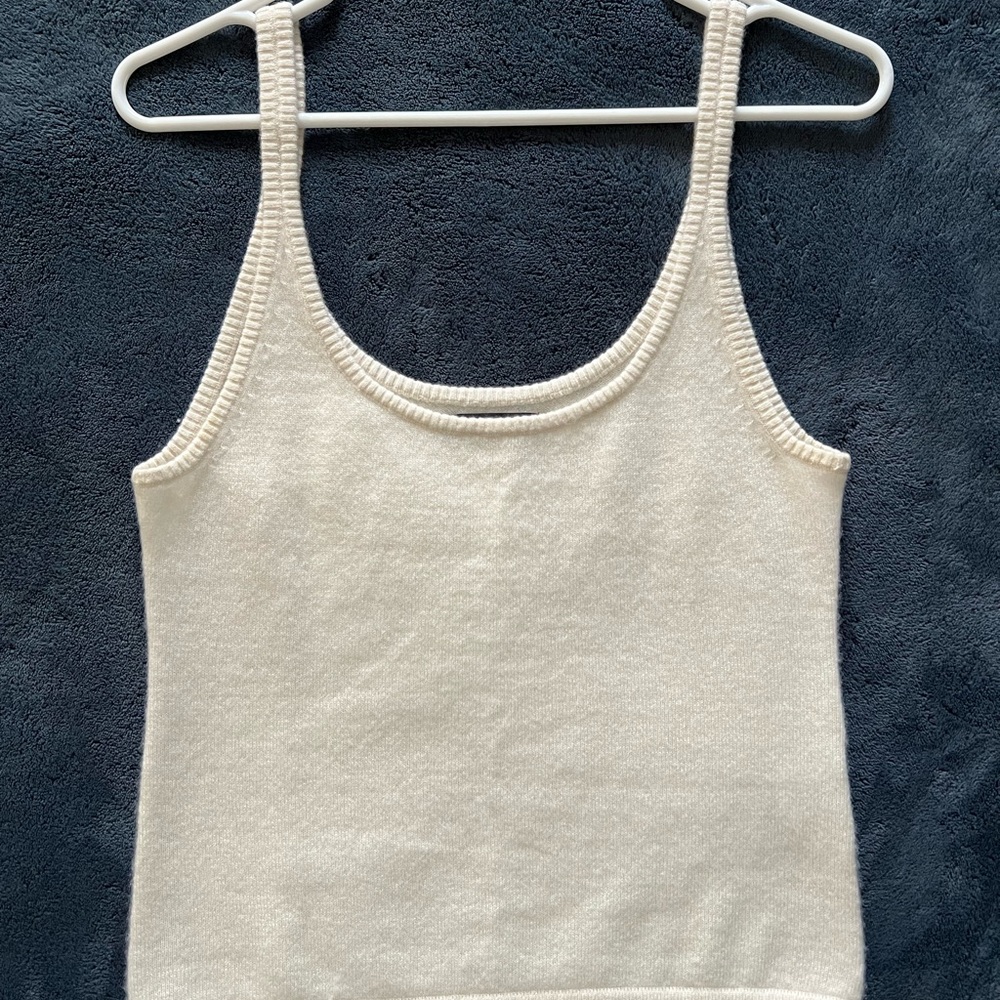 NAADAM 100% ethically-sourced Cashmere cami, Like-New!